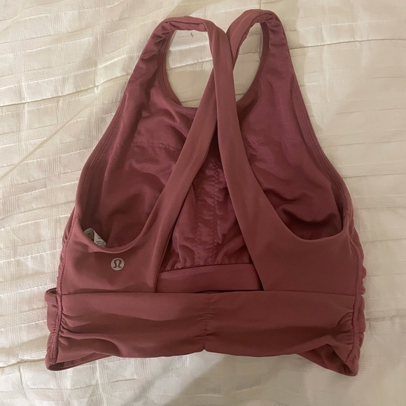 Lululemon purple long lined sports bra - Picture 3 of 4